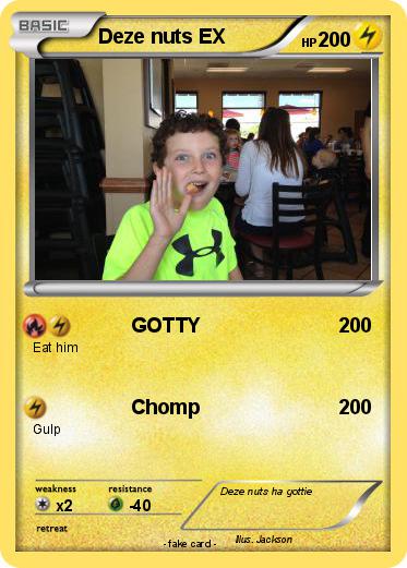 Pokemon Deze nuts EX