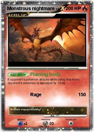 Pokemon Monstrous nightmare