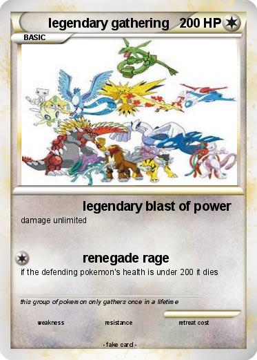 Pokemon legendary gathering