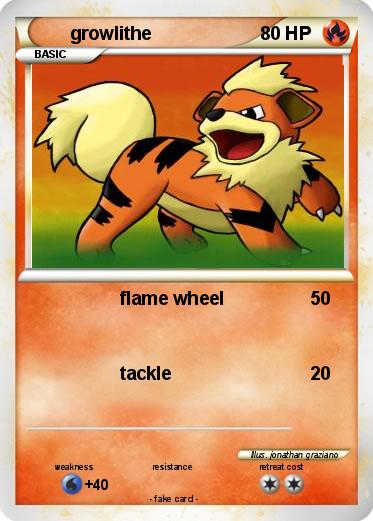 Pokemon growlithe