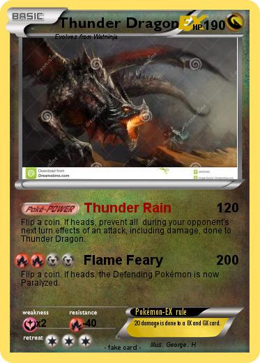 Pokemon Thunder Dragon