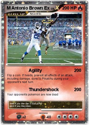 Pokemon M Antonio Brown Ex
