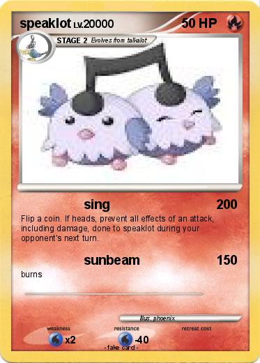 Pokemon speaklot