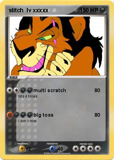 Pokemon stitch  lv xxxxx