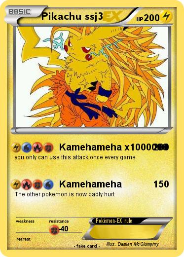 Pokemon Pikachu ssj3