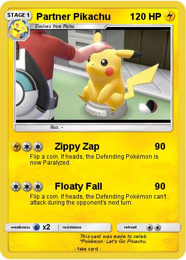 Pokemon Partner Pikachu