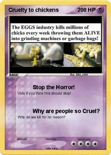Pokemon Cruelty to chickens