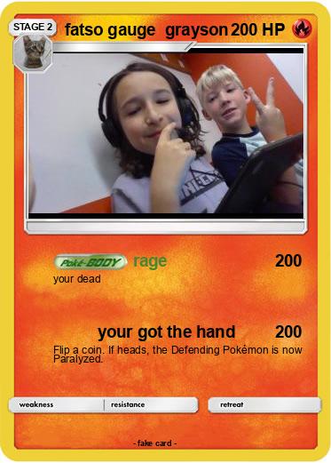 Pokemon fatso gauge  grayson