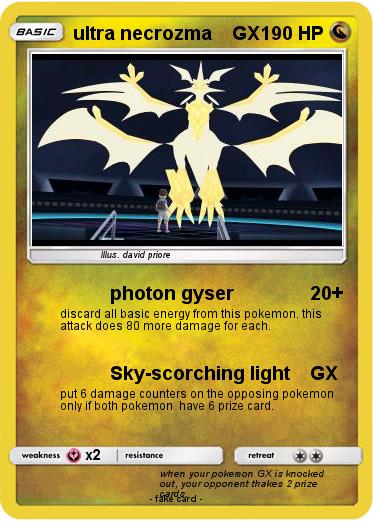 Pokemon ultra necrozma    GX