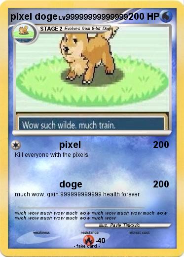 Pokemon pixel doge