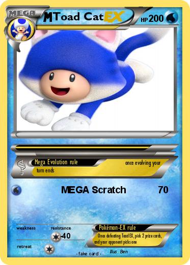 Pokemon Toad Cat