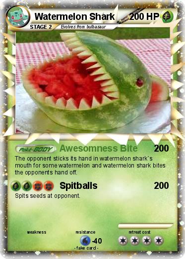 Pokemon Watermelon Shark