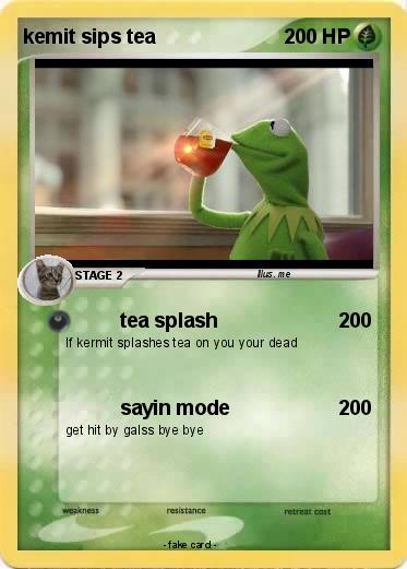 Pokemon kemit sips tea