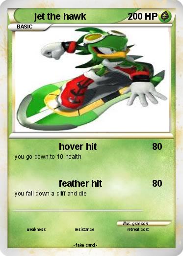 Pokemon jet the hawk