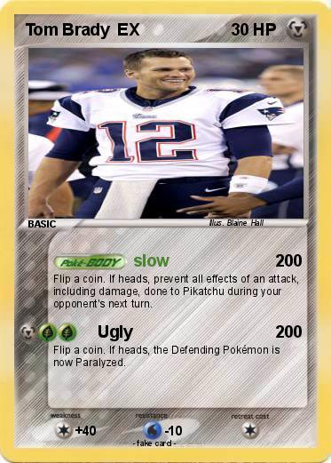 Pokemon Tom Brady  EX