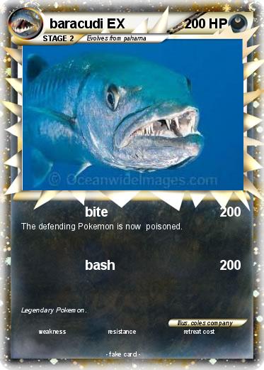 Pokemon baracudi EX