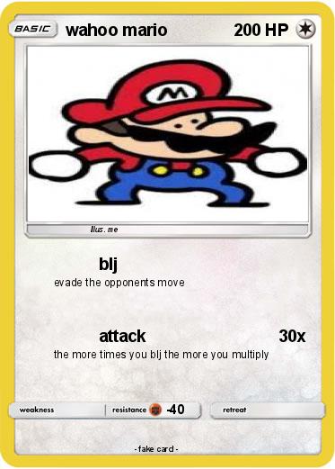 Pokemon wahoo mario