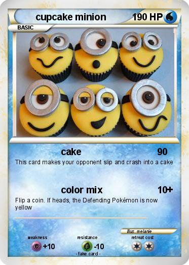 Pokemon cupcake minion