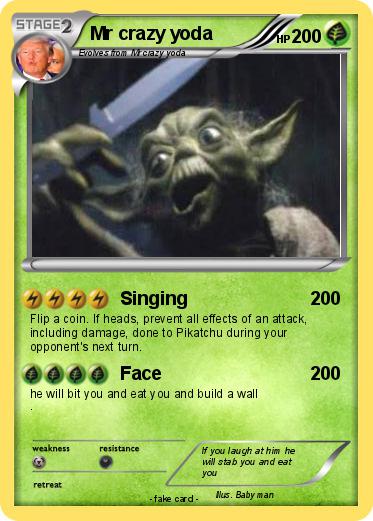 Pokemon Mr crazy yoda
