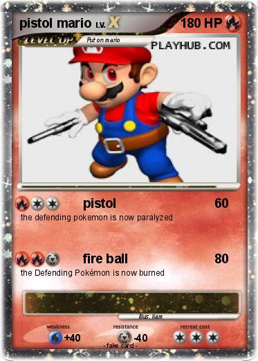 Pokemon pistol mario