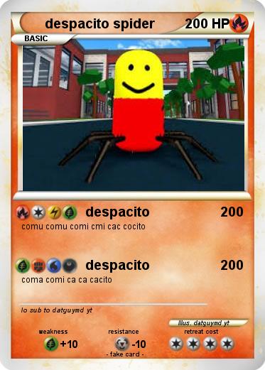Pokemon despacito spider