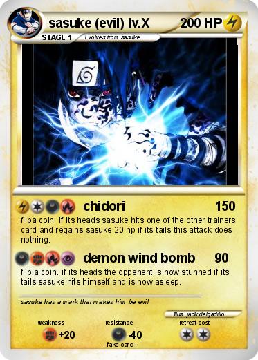Pokemon sasuke (evil) lv.X