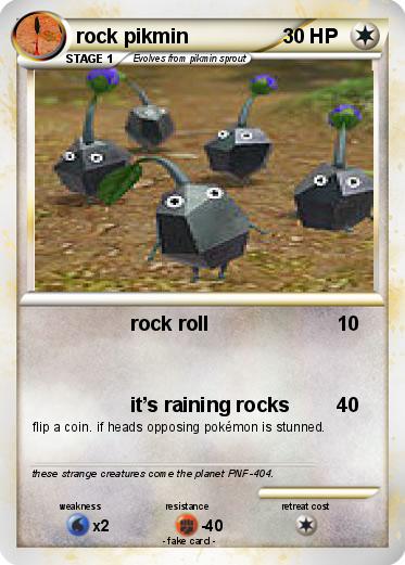 Pokemon rock pikmin