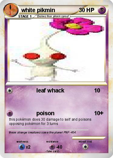 Pokemon white pikmin