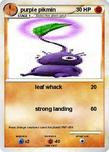 Pokemon purple pikmin