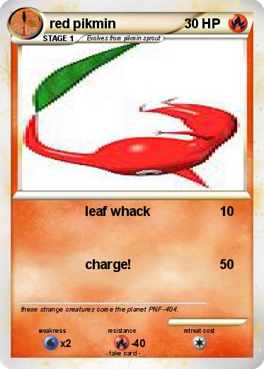Pokemon red pikmin