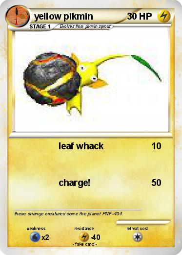 Pokemon yellow pikmin