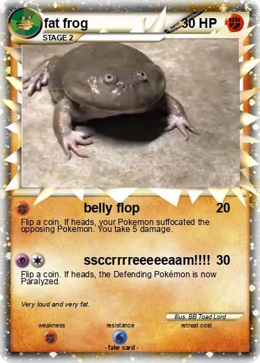 Pokemon fat frog