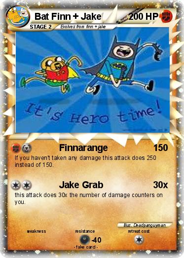 Pokemon Bat Finn + Jake