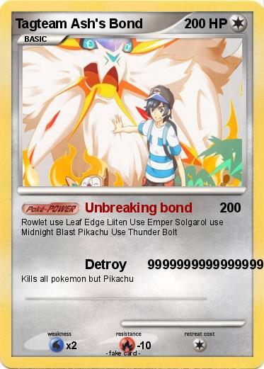 Pokemon Tagteam Ash's Bond