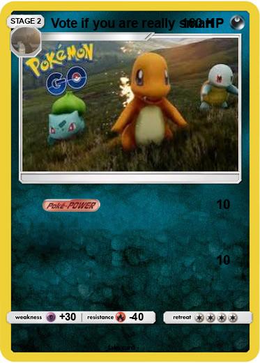 Pokemon Vote if you are really smart