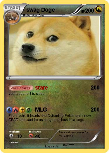Pokemon swag Doge