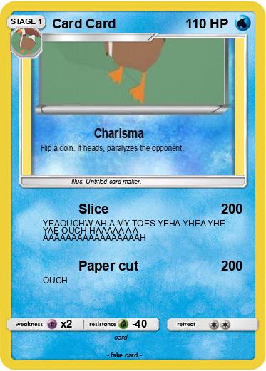 Pokemon Card Card