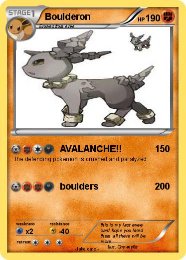 Pokemon Boulderon