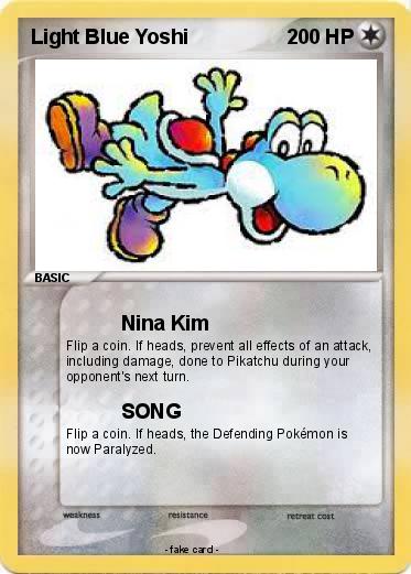 Pokemon Light Blue Yoshi