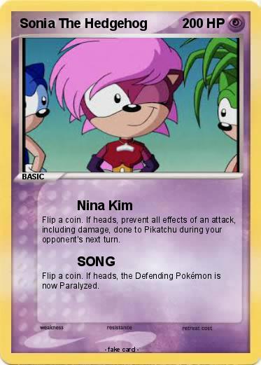 Pokemon Sonia The Hedgehog