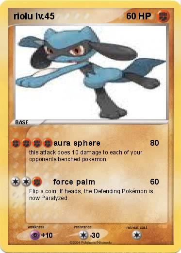Pokemon riolu lv.45