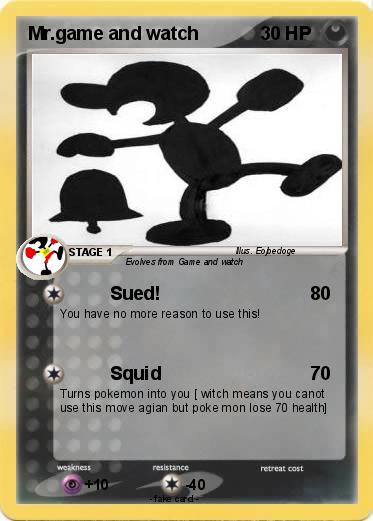 Pokemon Mr.game and watch