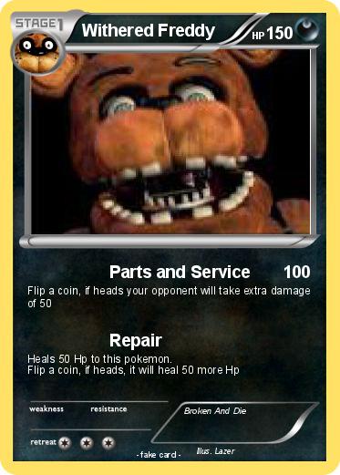Pokemon Withered Freddy