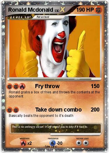 Pokemon Ronald Mcdonald