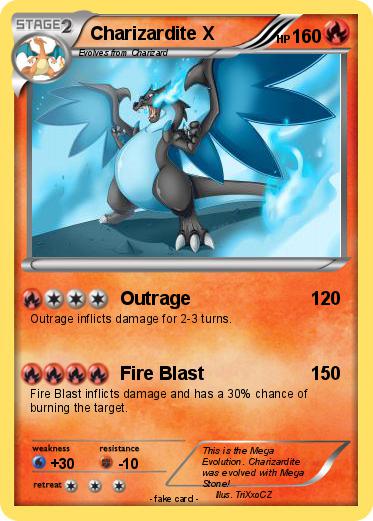 Pokemon Charizardite X