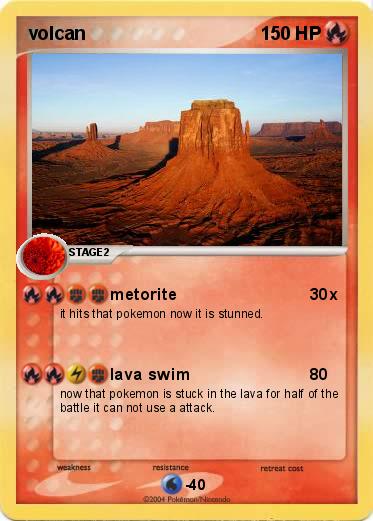 Pokemon volcan