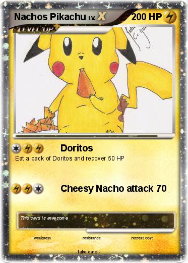 Pokemon Nachos Pikachu