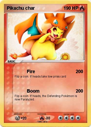 Pokemon Pikachu char