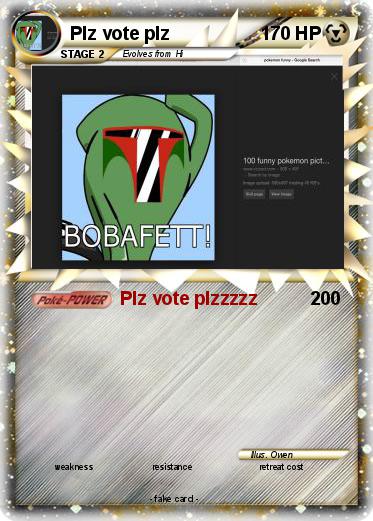 Pokemon Plz vote plz