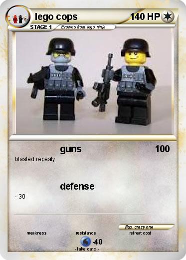 Pokemon lego cops